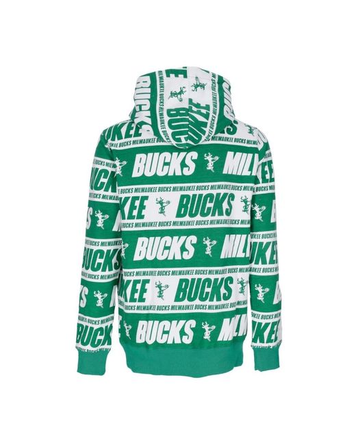 Mitchell & Ness Hoodies & Sweatvesten ,Groen ,Katoen Nba Teamwrap Hardwood Classics Hoodie in het Green voor heren