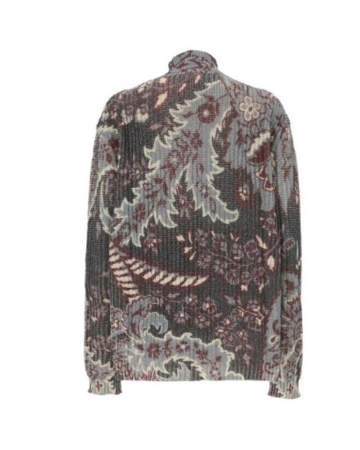 Etro Gray Turtlenecks