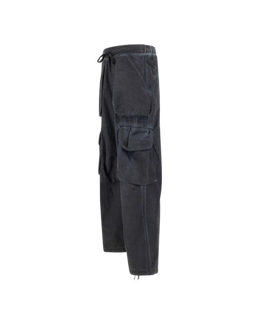 A PAPER KID Blue Wide Trousers for men