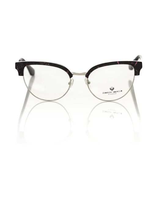 Frankie Morello White Glasses