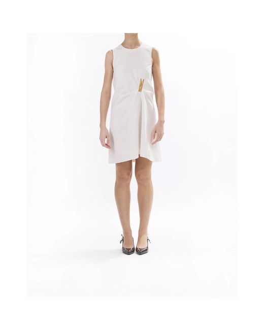 Moschino White Short Dresses