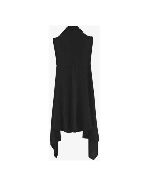 Sa Su Phi Black Langer Cardigan Aus Kaschmir Und Seide