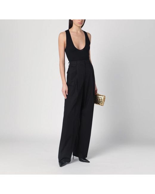 Thelatest Black Wide Trousers