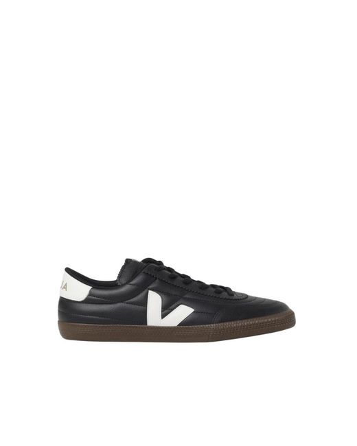 Veja V10 Leather Sneakers in Black für Herren