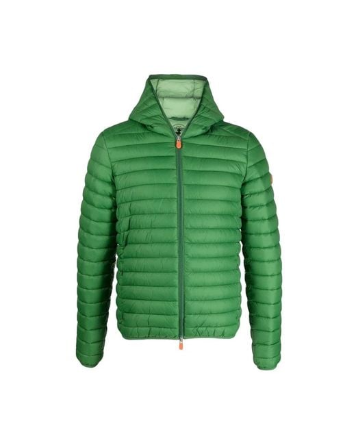 Save The Duck Green Down Jackets for men