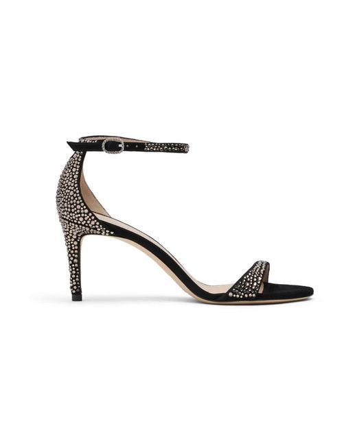 Stuart Weitzman Black High Heel Sandals