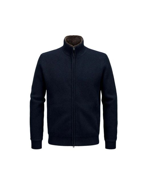 Cardigans Herno de hombre de color Blue