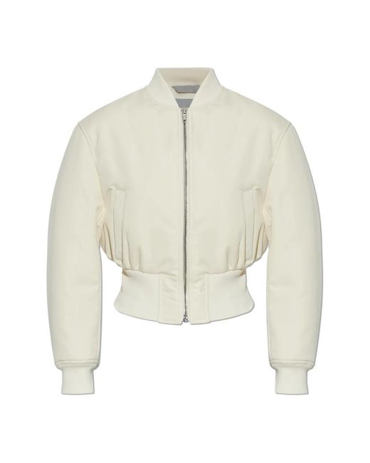 Balenciaga White Bomber Jackets