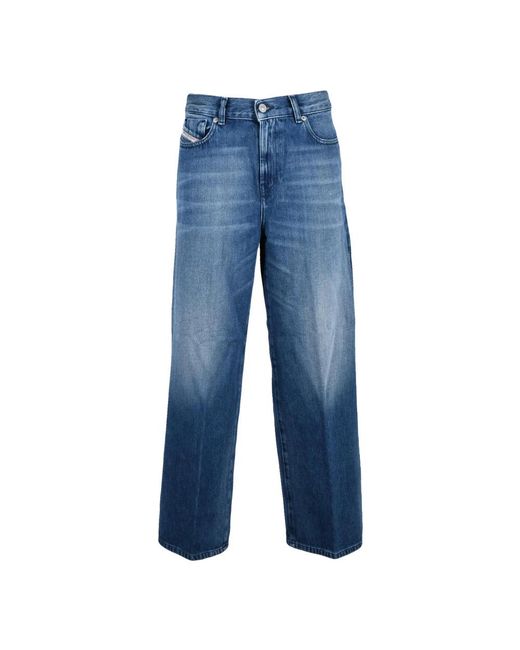 DIESEL Blue Straight Fit Jeans