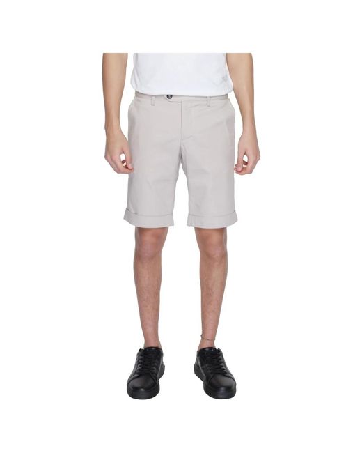 Alviero Martini 1A Classe Baumwollmischung shorts in Gray für Herren