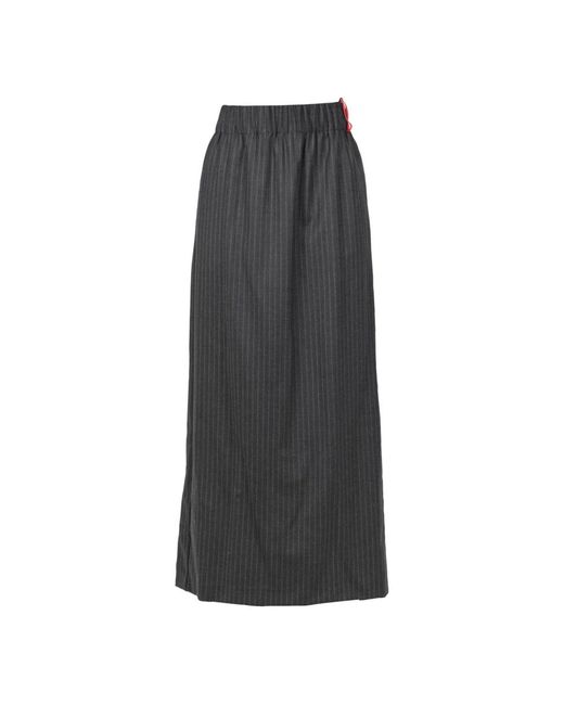 Jucca Gray Maxi Skirts