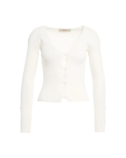 Jucca White Cardigans
