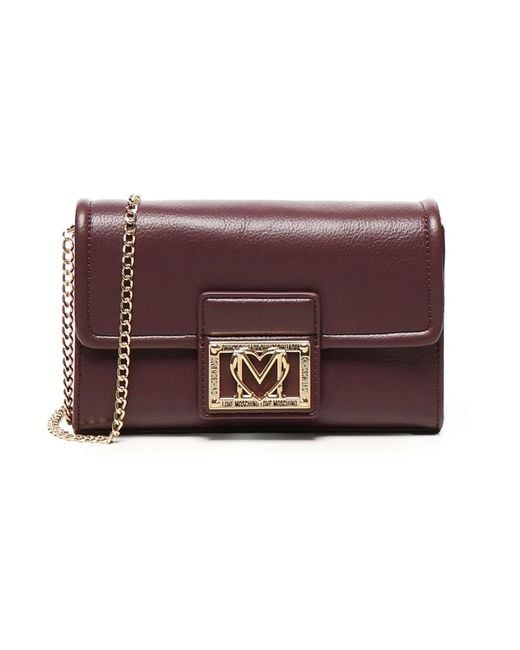 Love Moschino Purple Cross Body Bags