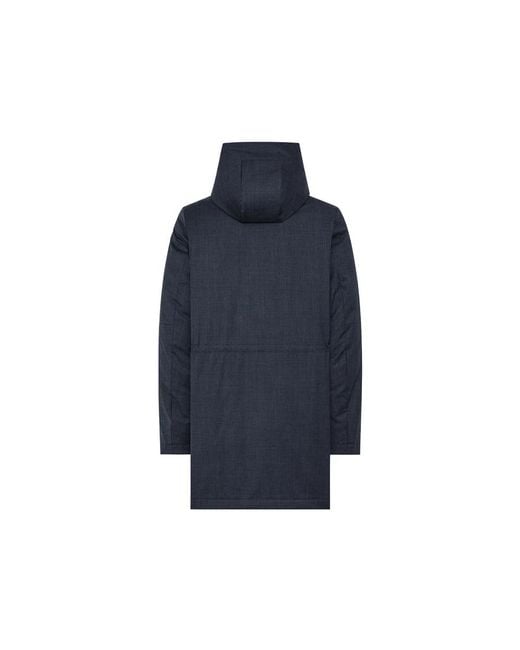 DUNO Blue Parkas for men