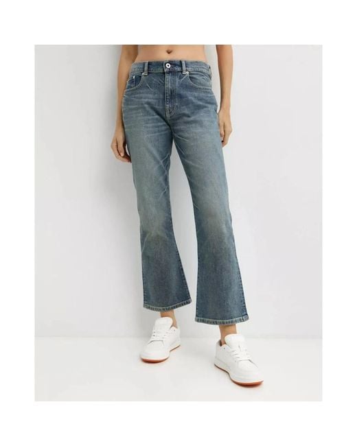 KENZO Blue Cropped Jeans