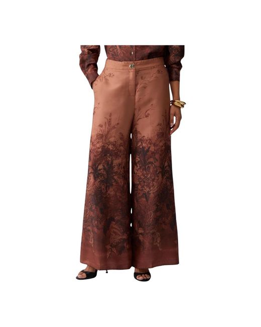 Liu Jo Brown Wide Trousers