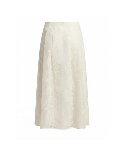 Peserico White Midi Skirts