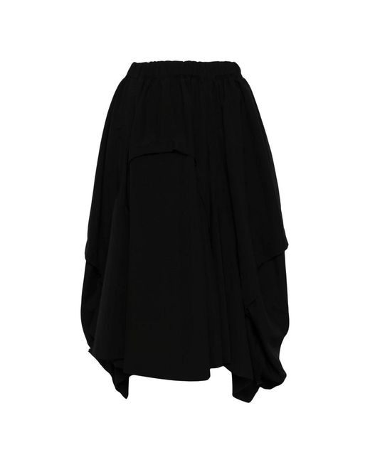 Midi skirts di Comme des Garçons in Black