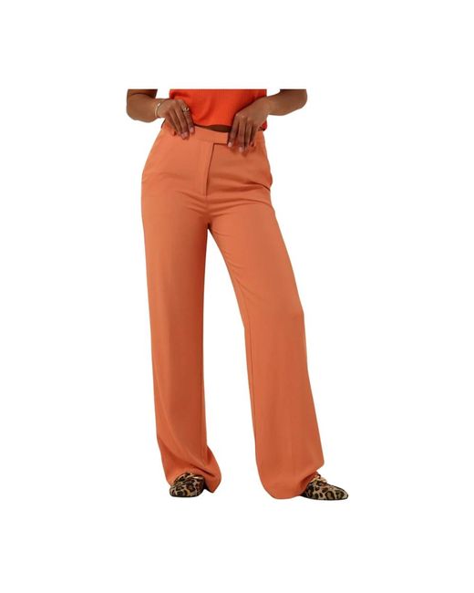 Another Label Broeken ,Oranje ,Polyester Doore Broek in het Orange