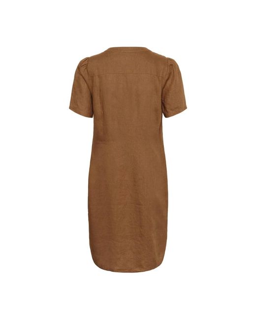Part Two Brown Short Dresses
