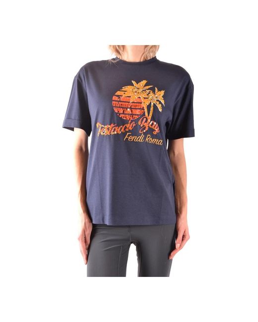 Fendi Blue T-Shirts