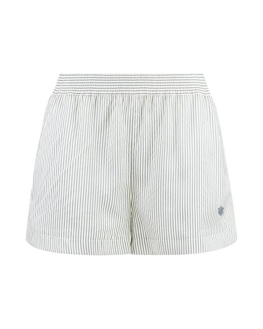 Stella McCartney White Short Shorts
