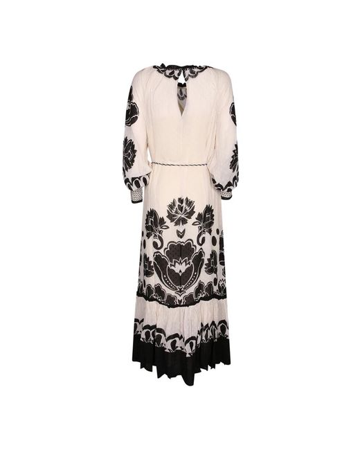 Farm Rio Maxi Dresses in het White