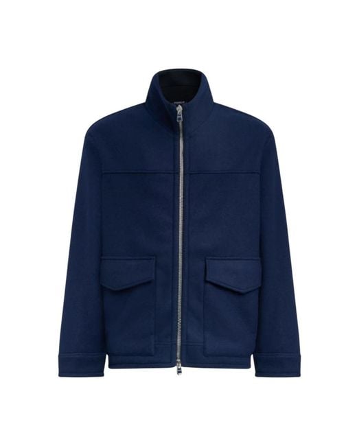 Dondup Blue Light Jackets for men