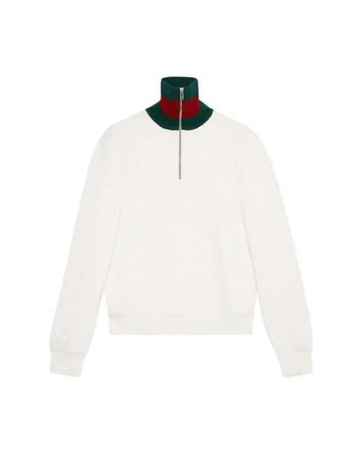 Knitwear > turtlenecks Gucci pour homme en coloris White