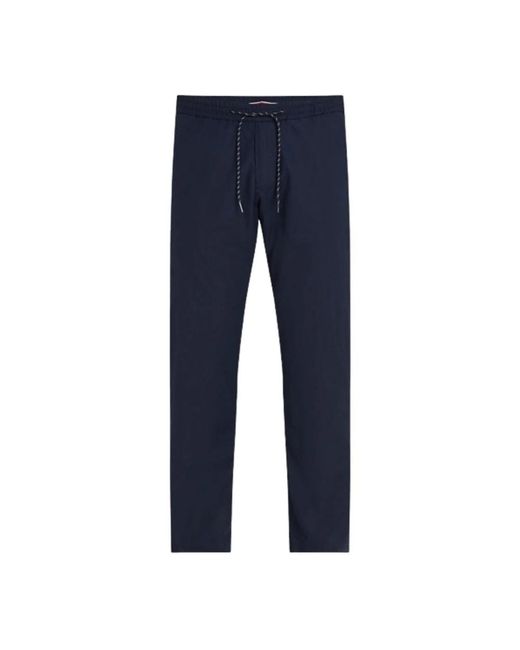 Tommy Hilfiger Blue Slim-Fit Trousers for men