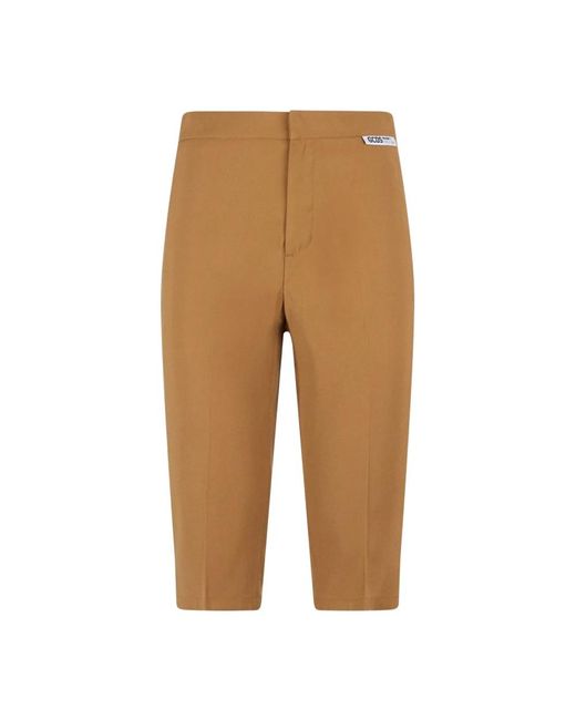 Gcds Natural Cropped Trousers