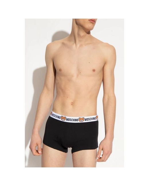 Moschino Boxershorts 2er-Pack in Black für Herren