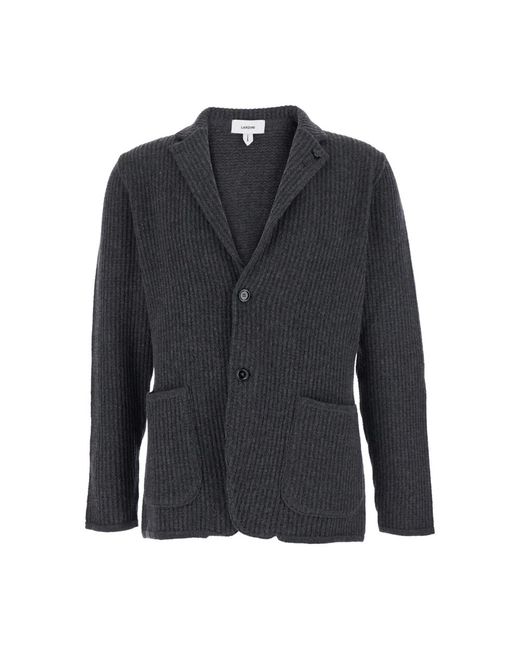 Cardigans Lardini de hombre de color Blue