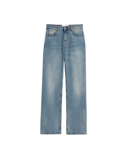 Straight Jeans AMI de color Blue