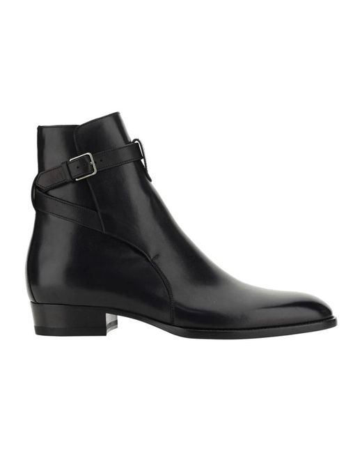 Saint Laurent Black Ankle Boots for men