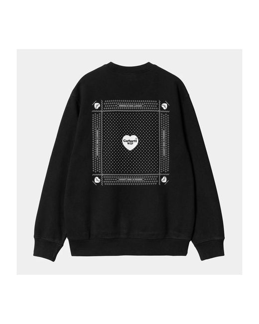 Carhartt Heart bandana sweatshirt (schwarz) in Black für Herren