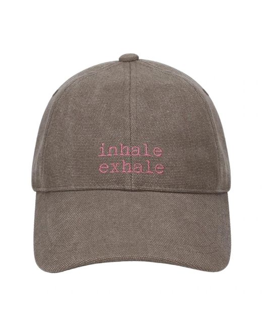 Premiata Inhale Exhale Baseball Cap in het Gray