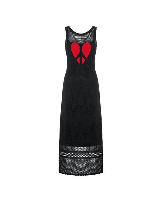 Moschino Black Knitted Dresses
