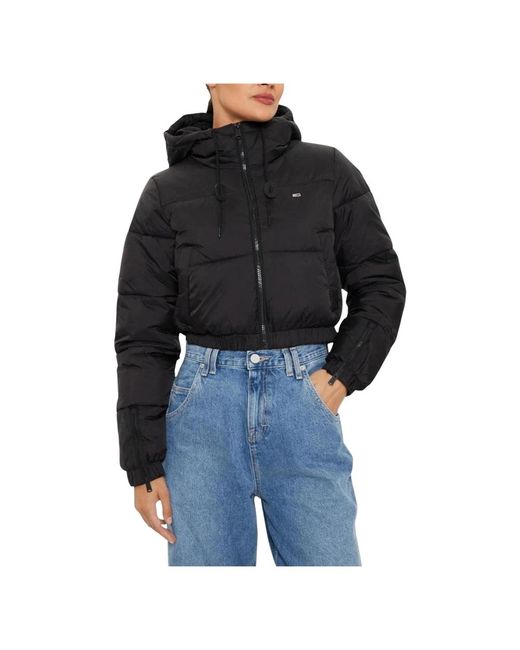 Tommy Hilfiger Down Jackets in het Black