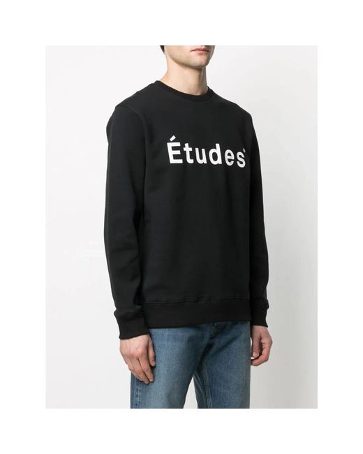 Etudes Studio Black Sweatshirts for men