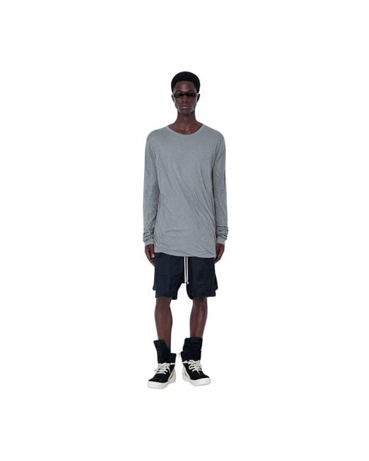 Rick Owens Gray Casual Shorts for men