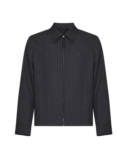 Burberry Blue Light Jackets for men