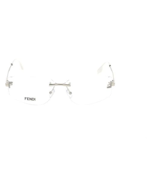 Fendi White Glasses