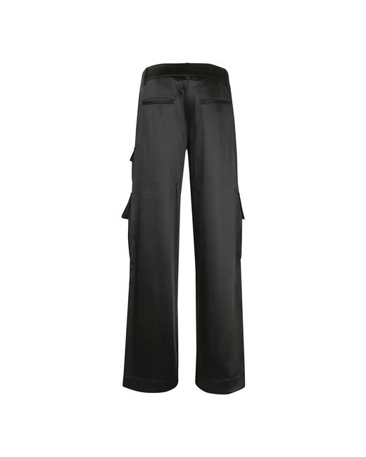 Off-White c/o Virgil Abloh Gray Wide Trousers