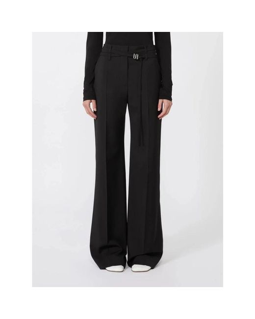 Sportmax Black Wide Trousers