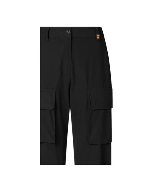 Save The Duck Black Tapered Trousers