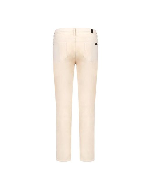 Trousers > slim-fit trousers 7 For All Mankind pour homme en coloris Natural