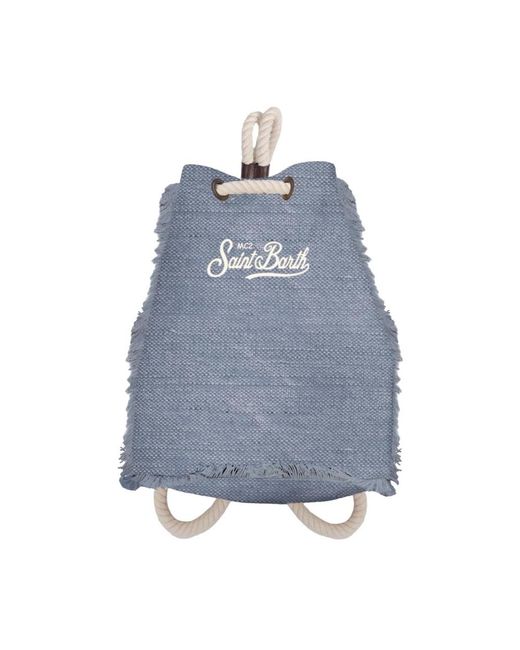 Mc2 Saint Barth Blue Backpacks for men