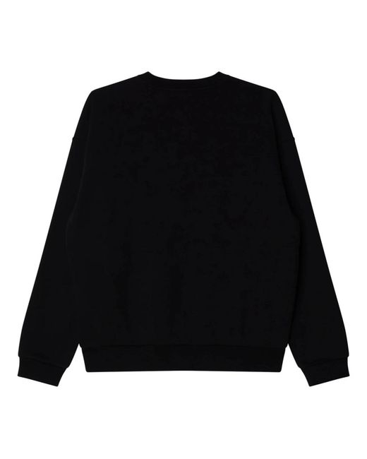Obey Hoodies & Sweatvesten ,Zwart ,Gestempeld Heavy Crew Fleece Sweatshirt in het Black voor heren