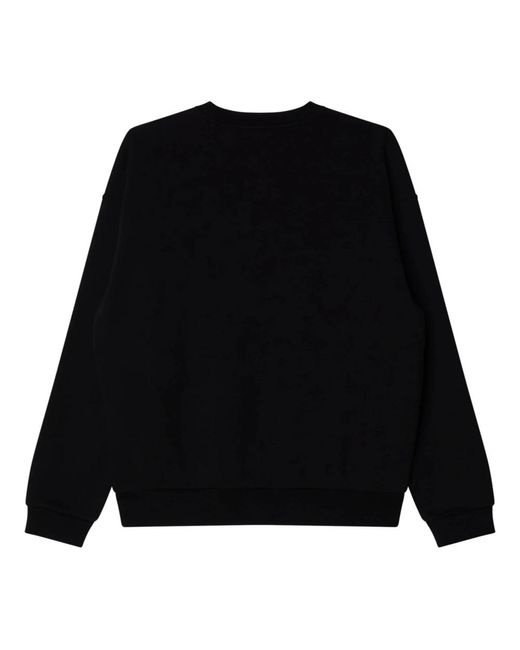 Obey Hoodies & Sweatvesten ,Zwart ,Gestempeld Heavy Crew Fleece Sweatshirt in het Black voor heren